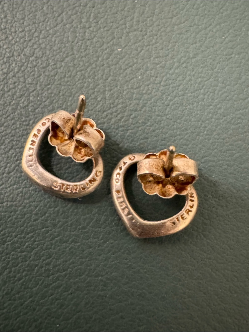 Authentic Tiffany & Co. Elsa Peretti Open Heart Sterling Silver Jewelry Set - Picture 6 of 12